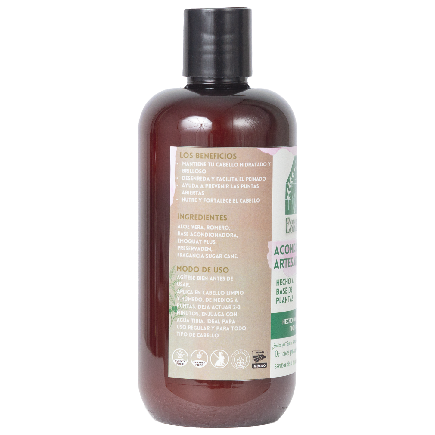 Acondicionador natural para cabello Eskie Fresh vista frontal