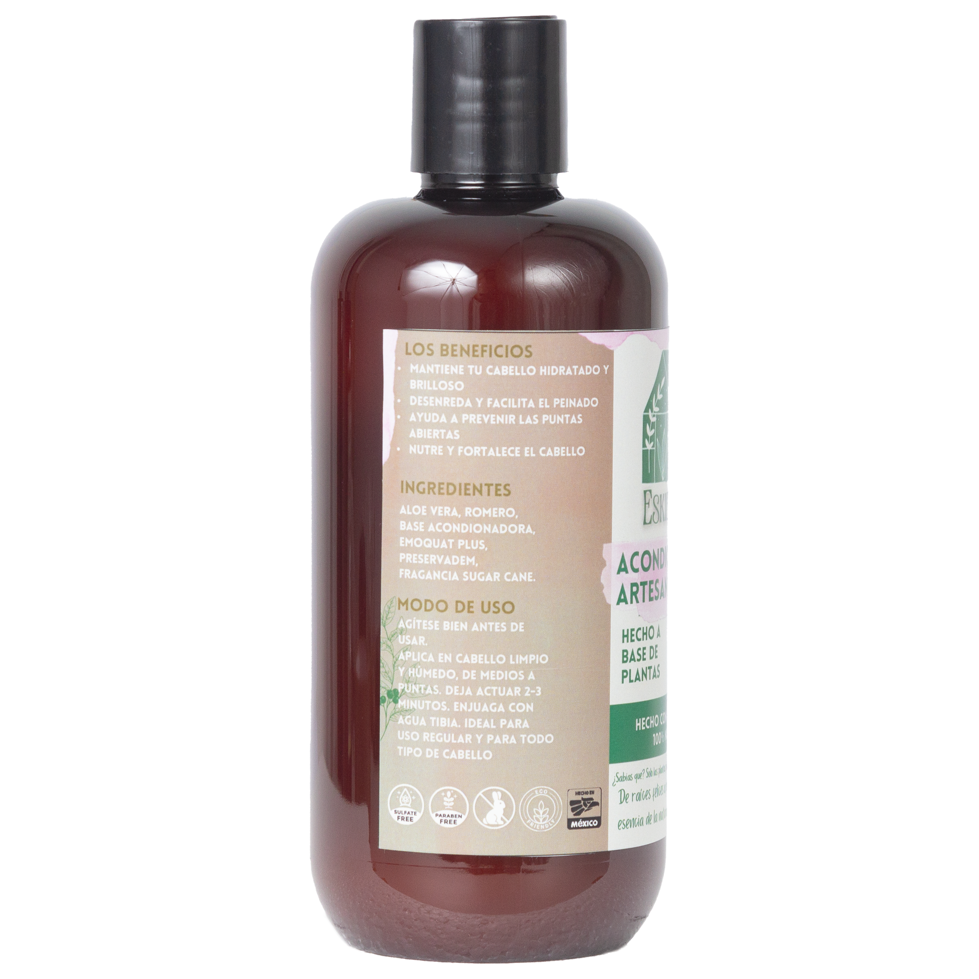 Acondicionador natural para cabello Eskie Fresh vista frontal