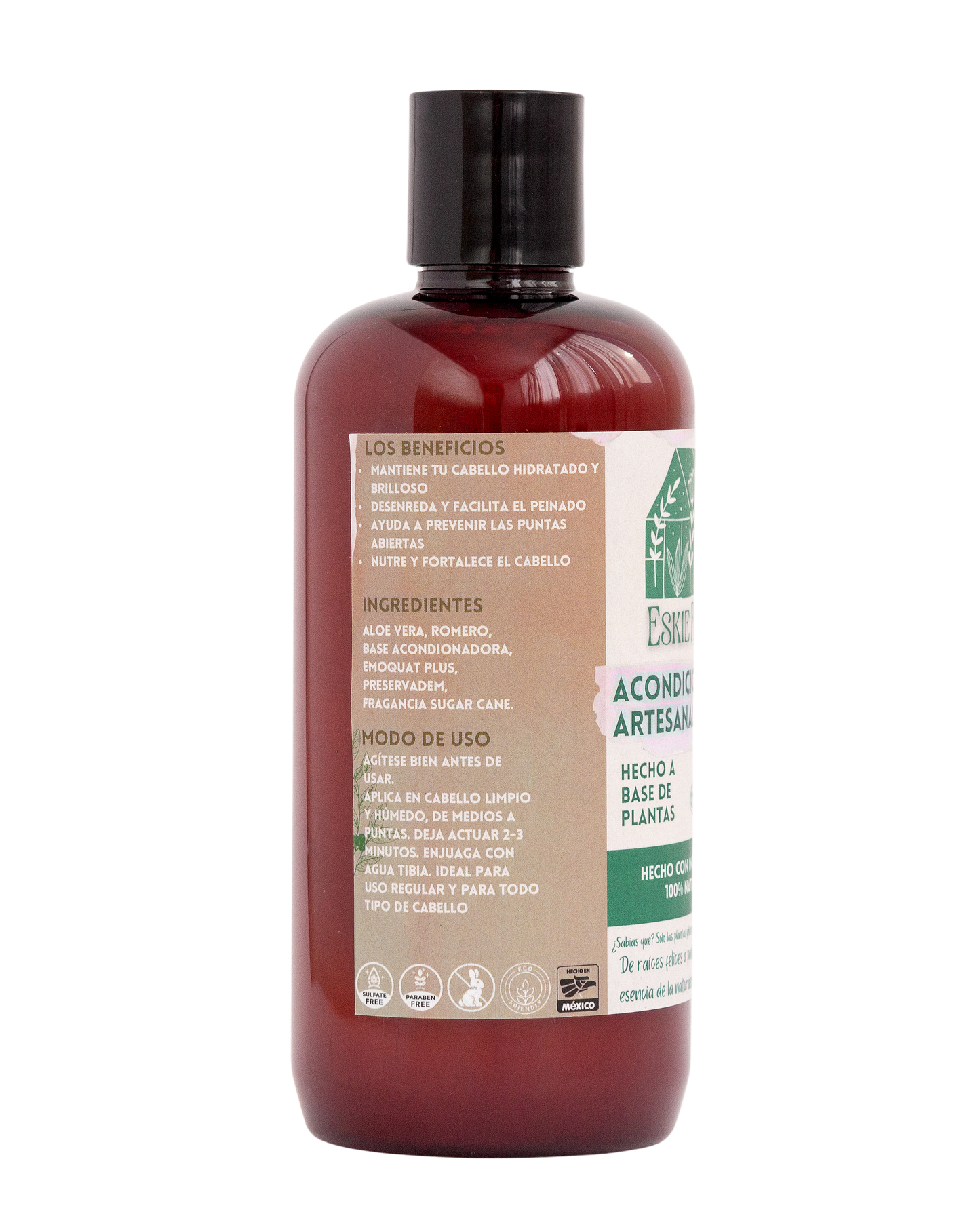 Acondicionador Artesanal Aloe Vera Romero 500ml